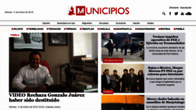 What Municipiospuebla.mx website looked like in 2019 (5 years ago)