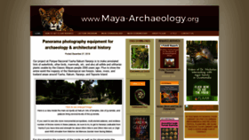 What Maya-archaeology.org website looked like in 2019 (5 years ago)