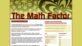 What Mathfactor.uark.edu website looked like in 2019 (5 years ago)