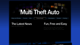 What Multitheftauto.com website looked like in 2019 (6 years ago)