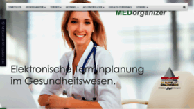 What Medorganizer.de website looked like in 2019 (5 years ago)