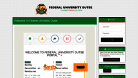 What Myportal.fud.edu.ng website looked like in 2019 (5 years ago)