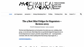 What Mechanicalcaveman.com website looked like in 2019 (5 years ago)