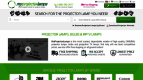 What Myprojectorlamps.com website looked like in 2019 (5 years ago)