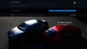 What Mazda.co.uk website looked like in 2019 (5 years ago)