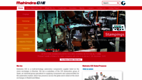 What Mahindracie.com website looked like in 2019 (6 years ago)