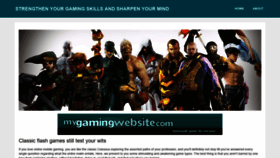 What Mygamingwebsite.com website looked like in 2019 (5 years ago)