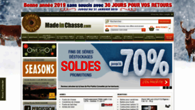 What Madeinchasse.com website looked like in 2019 (5 years ago)