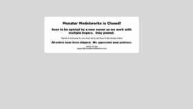 What Monstermodelworks.com website looked like in 2019 (7 years ago)
