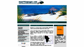 What Mauritiuspages.com website looked like in 2019 (5 years ago)