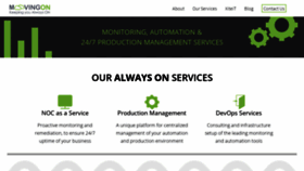 What Moovingon.com website looked like in 2019 (5 years ago)
