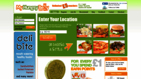 What Myhungrybelly.com website looked like in 2019 (5 years ago)