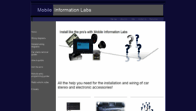 What Mobileinformationlabs.com website looked like in 2019 (5 years ago)