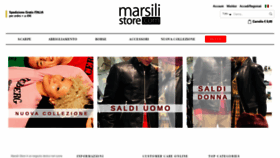 What Marsilistore.it website looked like in 2019 (5 years ago)