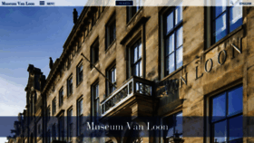 What Museumvanloon.nl website looked like in 2019 (7 years ago)