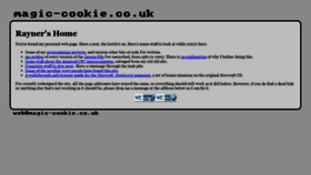 What Magic-cookie.co.uk website looked like in 2019 (5 years ago)