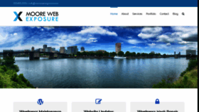 What Moorewebexposure.com website looked like in 2019 (5 years ago)