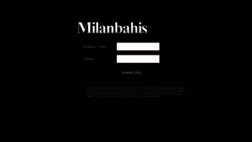 What Milanbahis.com website looked like in 2019 (5 years ago)