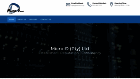 What Microd.co.za website looked like in 2019 (5 years ago)