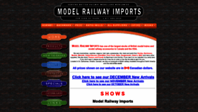 What Modelrailwayimports.com website looked like in 2019 (5 years ago)