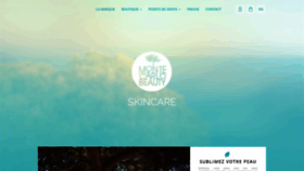 What Montecarlobeauty.com website looked like in 2019 (6 years ago)