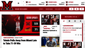 What Miamiredhawks.com website looked like in 2019 (5 years ago)