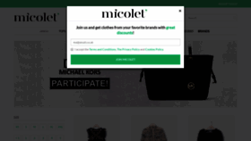 What Micolet.co.uk website looked like in 2019 (5 years ago)
