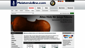 What Meistervioline.com website looked like in 2019 (5 years ago)