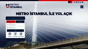What Metro.istanbul website looked like in 2019 (5 years ago)
