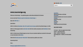 What Macsverige.org website looked like in 2019 (5 years ago)