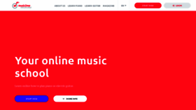 What Music2me.com website looked like in 2019 (5 years ago)