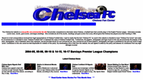 What Mychelseafc.com website looked like in 2019 (5 years ago)