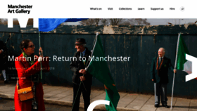 What Manchestergalleries.org website looked like in 2019 (5 years ago)