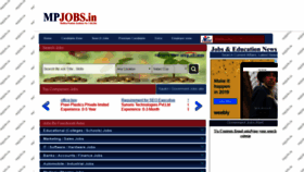 What Mpjobs.in website looked like in 2019 (5 years ago)