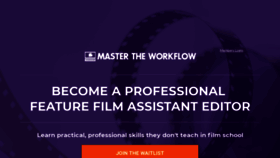 What Mastertheworkflow.com website looked like in 2019 (5 years ago)