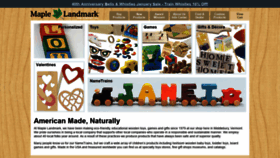 What Maplelandmark.com website looked like in 2019 (5 years ago)