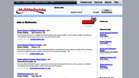 What Multimediajobs.com website looked like in 2019 (5 years ago)