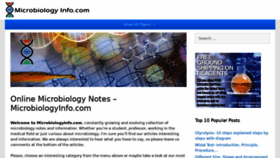 What Microbiologyinfo.com website looked like in 2019 (5 years ago)