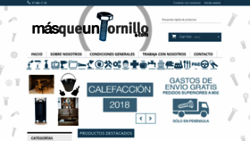 What Masqueuntornillo.com website looked like in 2019 (5 years ago)