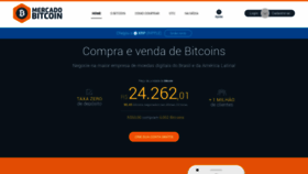 What Mercadobitcoin.com.br website looked like in 2019 (5 years ago)