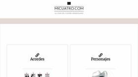What Micuatro.com website looked like in 2019 (5 years ago)