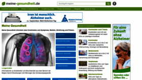 What Meine-gesundheit.de website looked like in 2019 (5 years ago)
