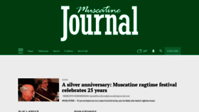 What Muscatinejournal.com website looked like in 2019 (5 years ago)