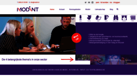 What Modint.nl website looked like in 2019 (5 years ago)