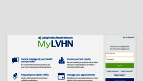 What Mylvhn.org website looked like in 2019 (5 years ago)