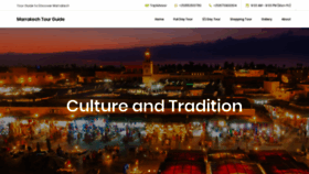 What Marrakechtourguide.com website looked like in 2019 (5 years ago)