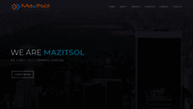 What Mazitsol.com website looked like in 2019 (5 years ago)