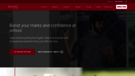 What Matrix.edu.au website looked like in 2019 (6 years ago)