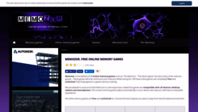 What Memozor.com website looked like in 2019 (5 years ago)