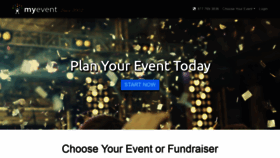 What Myevent.com website looked like in 2019 (5 years ago)